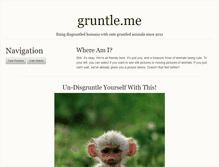 Tablet Screenshot of gruntle.me